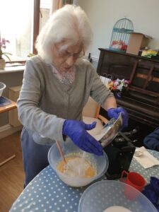 Baking at The Firs Nursing Home in Taunton