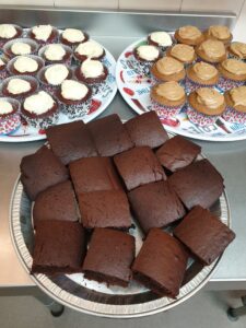 Yummy cakes at The Firs Nursing Home in Taunton