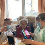 Happy Birthdays at Crick Care home in South Wales