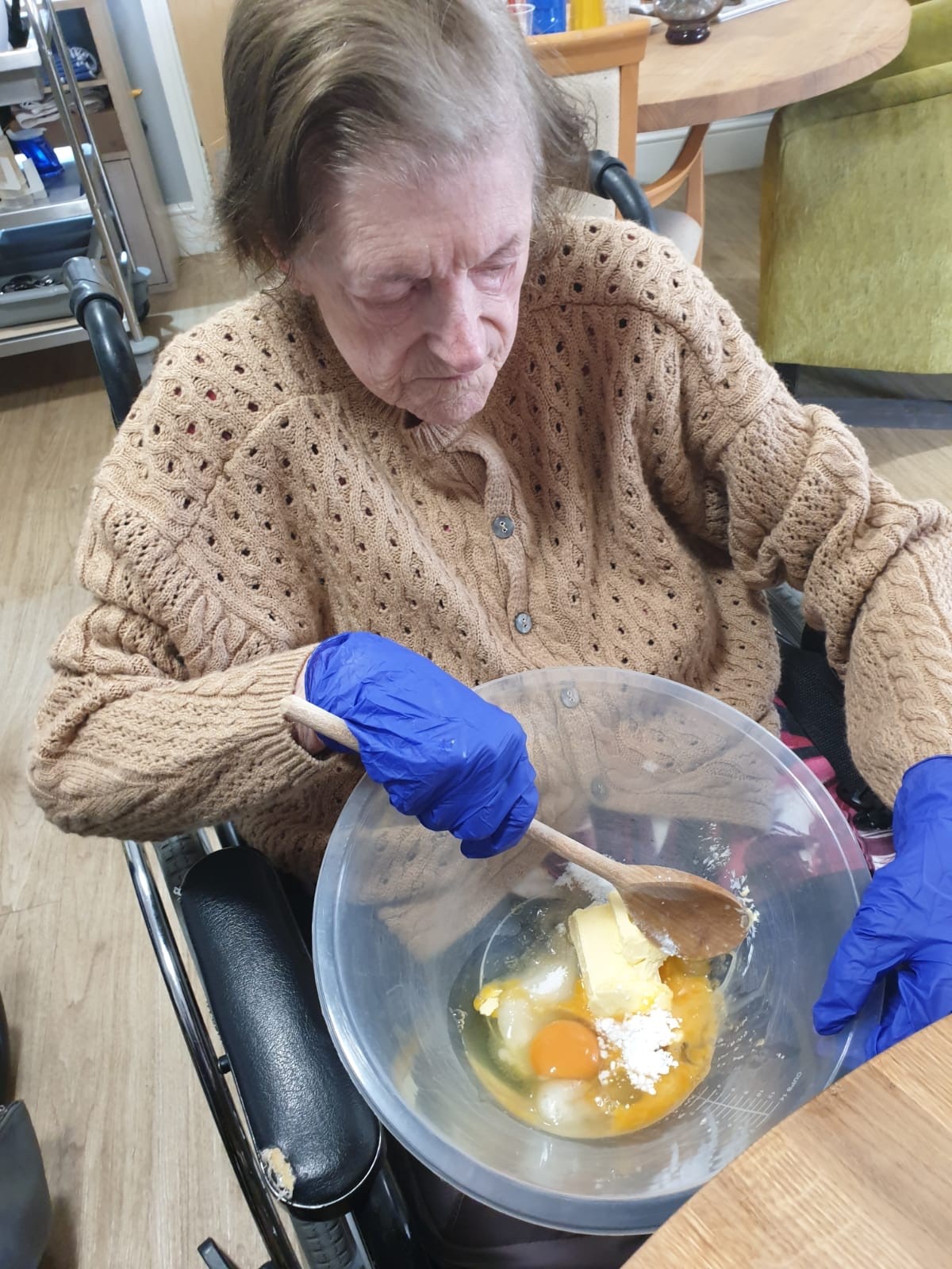 Baking at The Firs Residential Nursing Home in Taunton