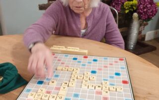 Scrabble at The Firs Residential Nursing Home in Taunton