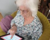 ipad fun at The Firs Nursing and Care Home in Taunton