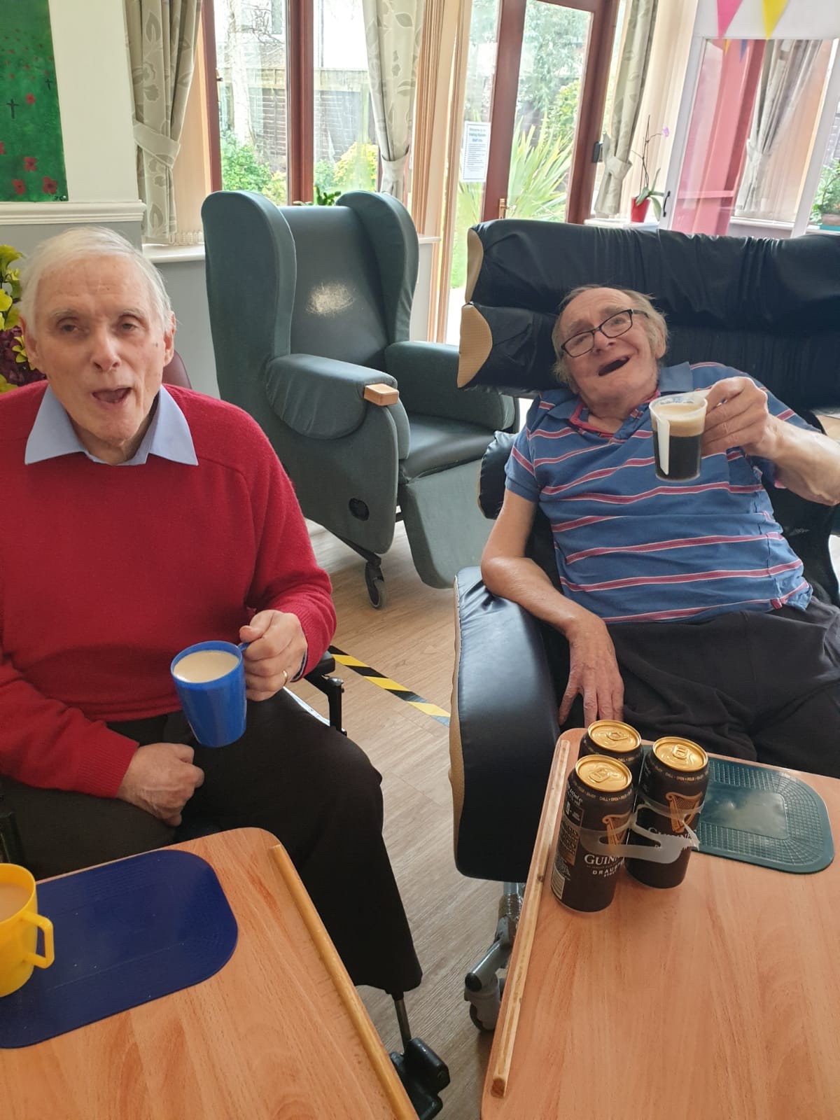 Nice drop of Guinness at The Firs Nursing and Care Home in Taunton