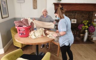 Laundry at The Firs Nursing and Care Home in Taunton