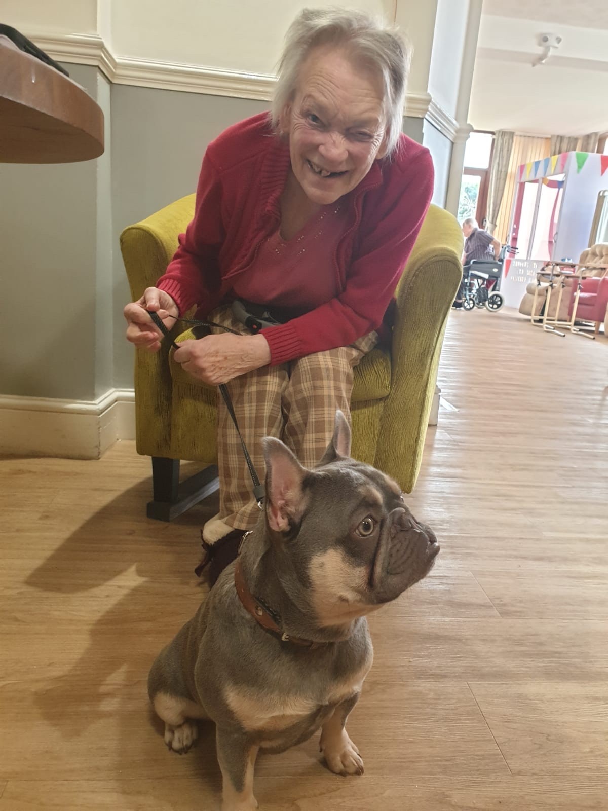 Pets as therapy at The Firs Nursing and Care Home in Taunton