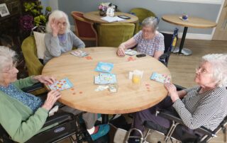 Bingo at The Firs Nursing home in Taunton