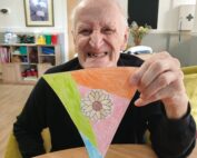 Pretty Summer bunting at The Firs Nursing Home in Taunton