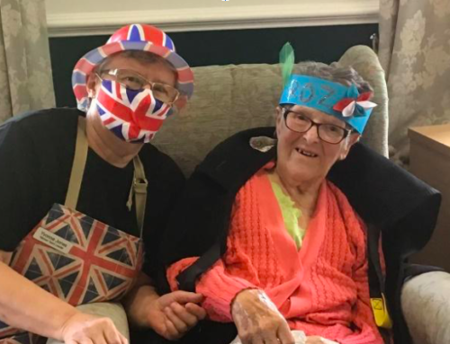 Elderly residents celebrate Jubilee at Care Home in Caldicot.